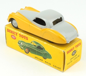 Dinky Toys 157 Jaguar XK120 Coupe White empty Reproduction Box 