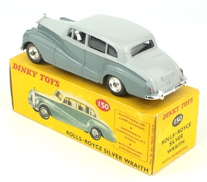 Dinky toys 150 rolls royce silver wraith zz1701