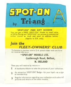 Spot on models 107 jaguar xkss zz1783