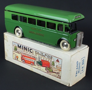 Tri ang minic 52m single decker bus green line zz232