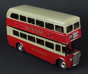 Tri ang minic 60m double decker bus ovaltine zz233