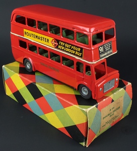 Tri ang minic m214 double decker bus zz239