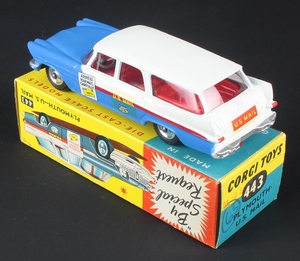 Corgi toys 443 plymouth us mail zz2491