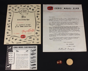 Corgi collector's club membership zz268