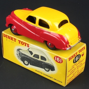 red / yellow Dinky #161 Austin Somerset Reproduction Box by DRRB 