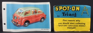 Spot on models 120 fiat multipla zz3153