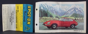Spot on models 217 e type jaguar zz3173