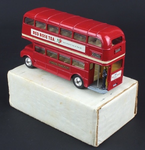 Corgi toys 468 routemaster bus red rose tea coffee w2591