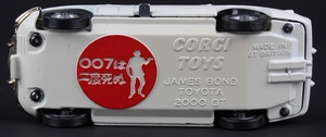 Corgi toys 336 james bond's toyota zz3692