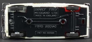 Dinky toys 255 ford zodiac police car zz3722