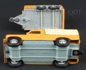 Corgi toys gift set 2 land rover rice's pony trailer zz4062