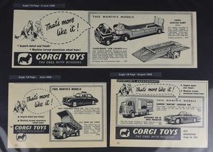 Eagle comic corgi toys advertisements zz4322