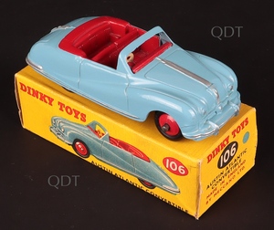 Dinky toys 106 austin atlantic convertible zz508