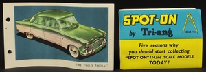 Spot on models 100 ford zodiac zz5503