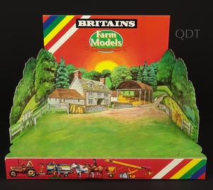 Britains farm models card display stand zz553