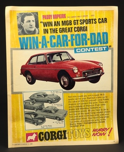 Corgi toys 327 mgb gt zz5644