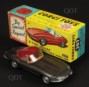 Corgi toys 307 e type jaguar zz600