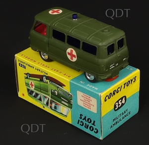 Corgi 354 Military Ambulance stickers 