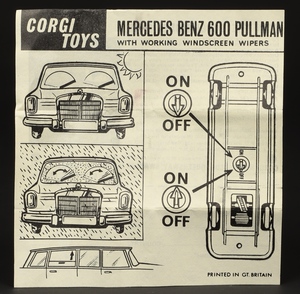Corgi toys 247 mercedes benz pullman zz6264