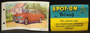 Spot on models 216 volvo 122s zz6293