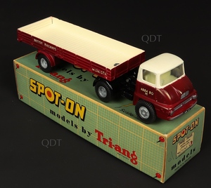 Spot on models 111a 1 thames trader box trailer british railways zz642