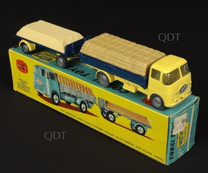 Corgi gift set 11 dropside lorry platform trailer zz655