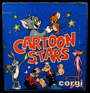 Corgi junior 4042 shopkeeper's dispenser pack cartoon stars zz700