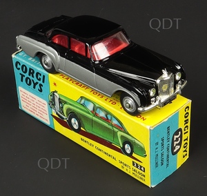Corgi toys 224 bentley continental zz756