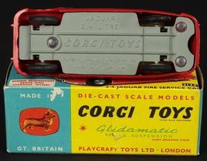 Corgi Toys 213S Jaguar Fire Service Car - QDT