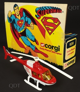 Corgi toys 929 daily planet jetcopter superman zz903