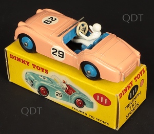 Dinky Toys By De Agostini verde pálido 111 Em perfeitas condições na caixa. Triumph TR2 