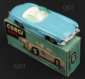 Corgi toys 303 mercedes benz 300sl open roadster m266
