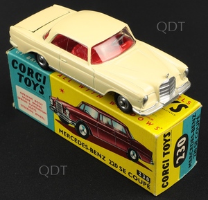 Corgi toys 230 mercedes benz 220se coupe m267