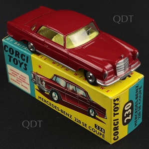 Corgi toys 230 mercedes benz 220se coupe m268