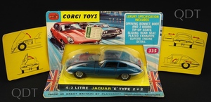 Corgi tpys 335 4.2 litre jaguar e type aa149