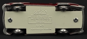 Solido boîte repro 105 mercedes 190 SL 