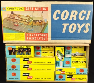 Corgi toys gift set 15 a silverstone set aa329