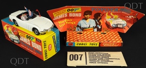 Corgi toys 336 james bond toyota aa349