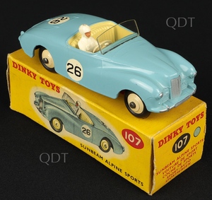 Dinky toys 107 sunbeam alpine sports aa360