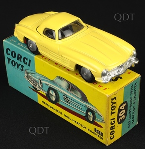 Corgi toys 304 mercedes hardtop roadster aa447