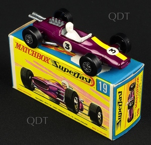 Matchbox models 19 lotus racing car c329