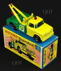 Matchbox models 13 dodge wreck truck c330