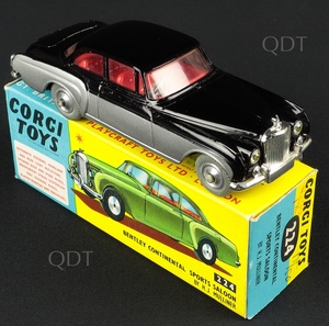 Corgi toys bentley continental sports saloon aa488a