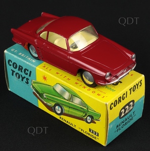 Corgi toys 222 renault floride m307