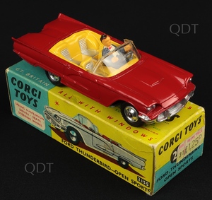 Corgi toys 215s ford thunderbird open sports m314