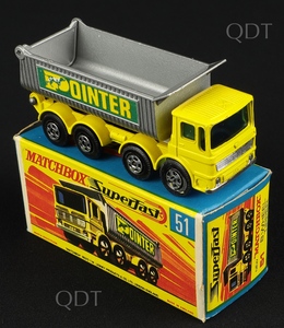 Matchbox models 51 8 wheel tipper c343