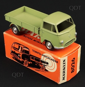 Marklin models 8026 tempo hochlader pick up truck aa533