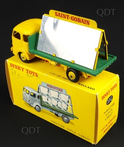 Dinky toys mirror for simca cargo glazier saint gobain ref 33c 
