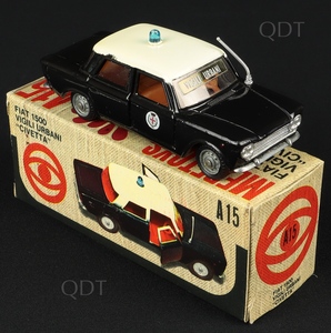 Mebetoys models a15 fiat 1500 vigili urbani civetta aa591