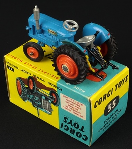 Corgi nº 55 fordson power major tracteur-Reproduction Box par drrb 